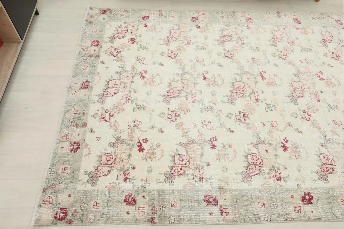 Another angled view of the rug, showing its presence on a light-colored floor