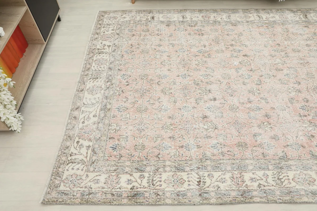 Another angled view of the rug, showcasing its full length and the consistent design.