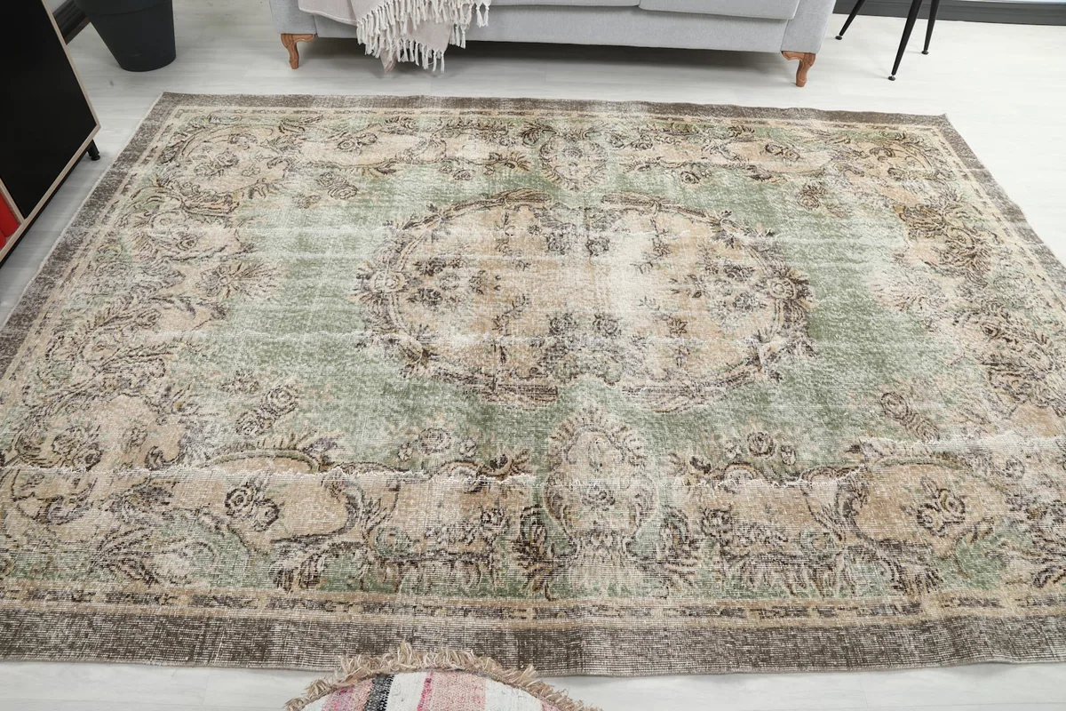 Full overhead view of the rug, showcasing its large size and overall design