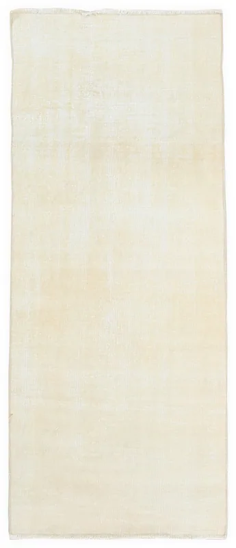 Beige Minimalist Vintage Runner, full top view showing the overall light beige color and subtle variations.