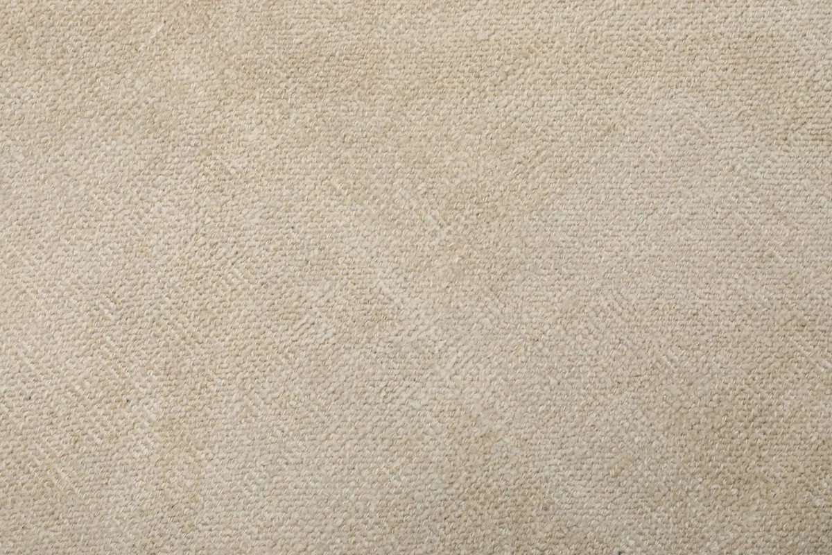 Extreme close-up showing the tight weave and low wool pile of the vintage Anatolian runner.