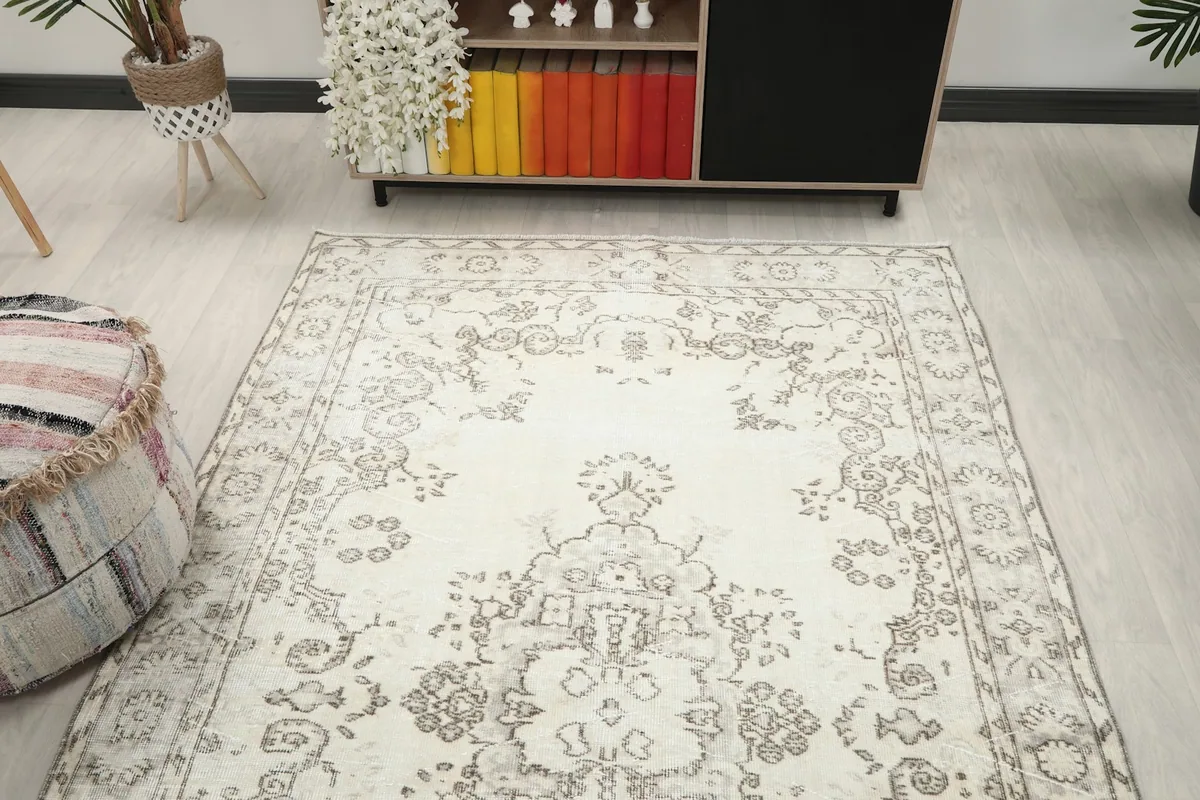 Another room view, slightly elevated, focusing on the rug's overall appearance and how it complements the decor.