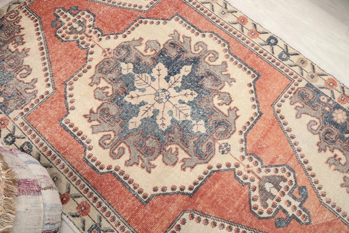 Overhead angle showing the intricate central medallion design