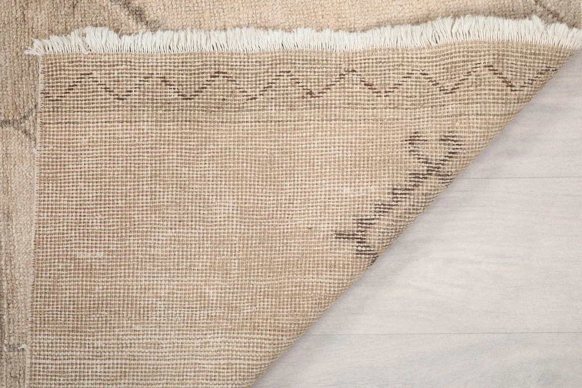 Another view of the reverse side, highlighting the tight weave and foundation
