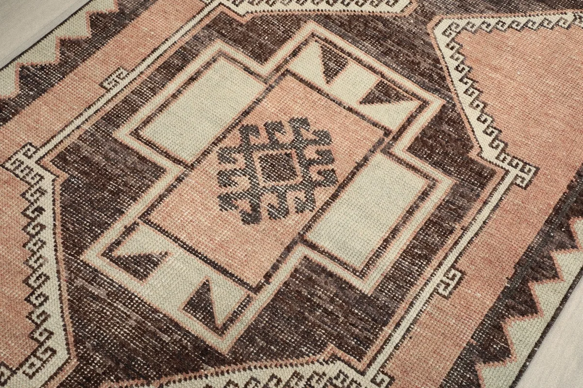 Macro shot of the central geometric motif and surrounding patterns