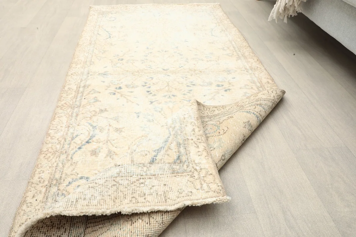 The runner partially folded, showing its flexibility and how it lays on the floor.