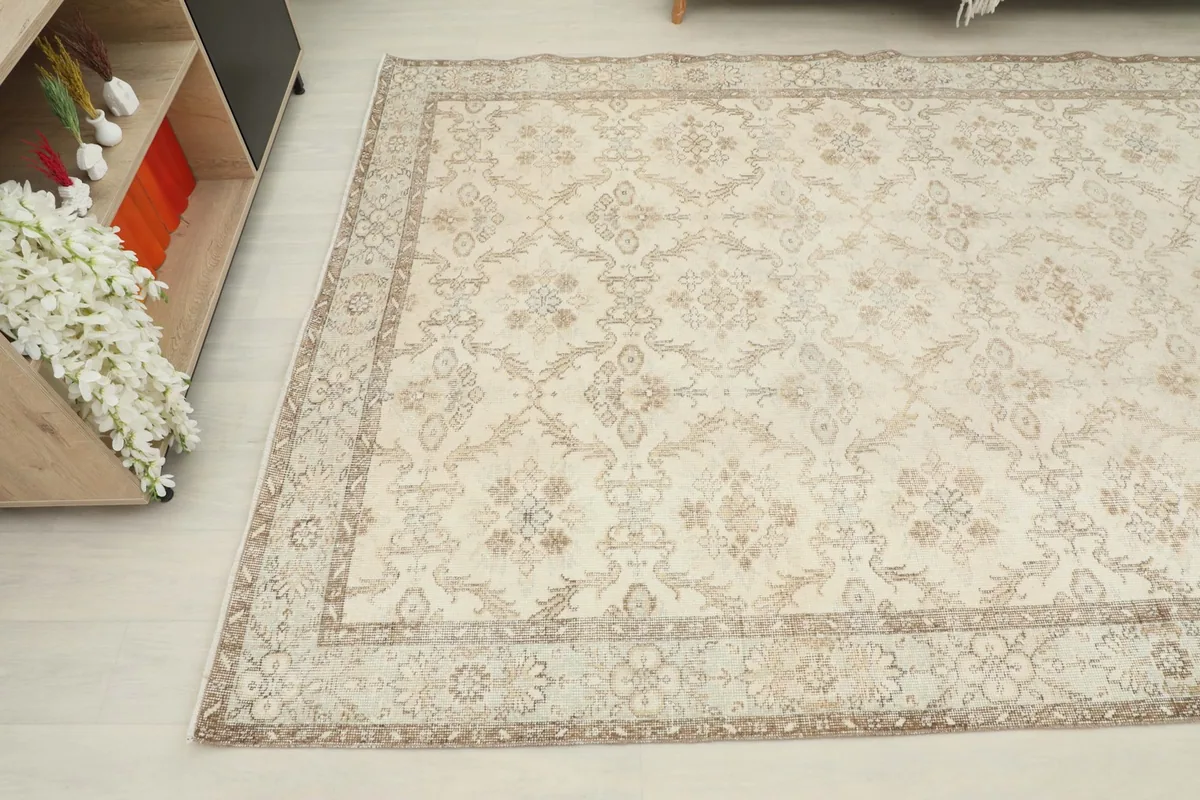 Angled view from a different perspective, showing the rug's placement and scale