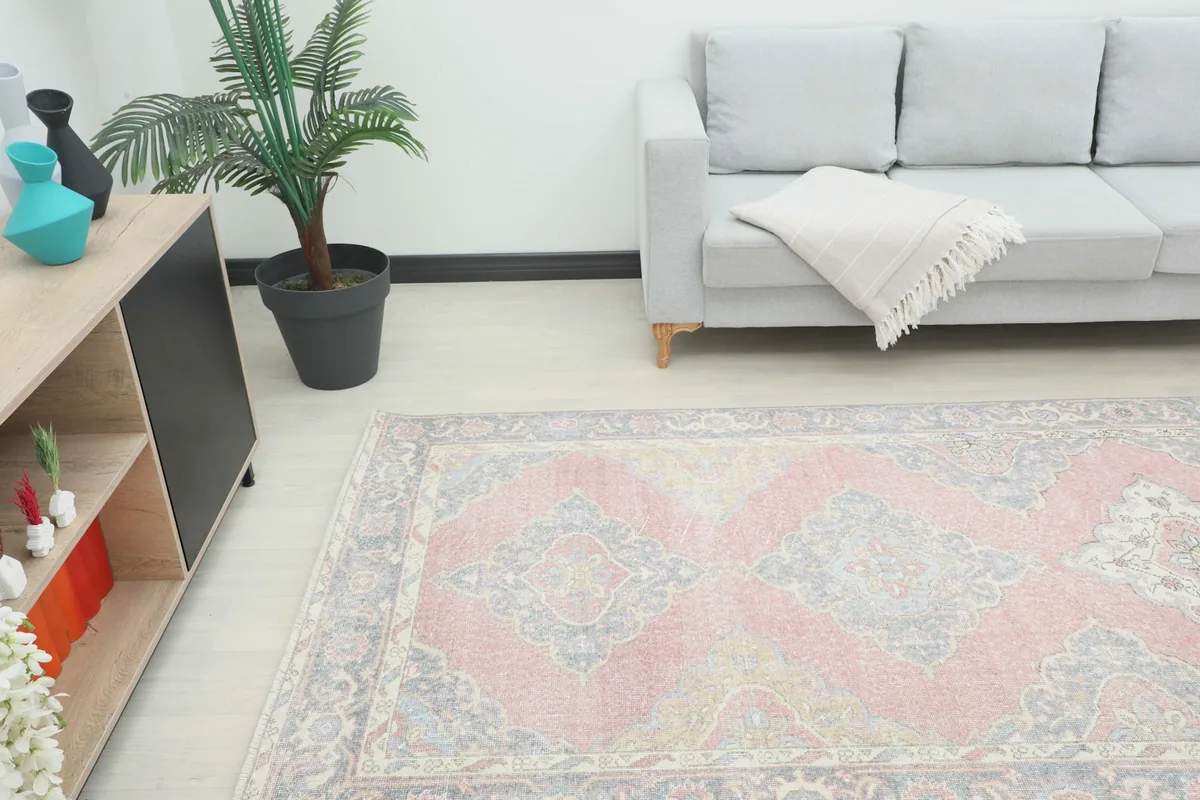 View of the runner extending into a living area, demonstrating its suitability for long spaces.