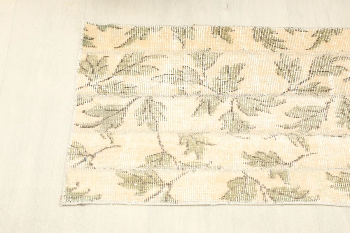 The rug folded to show its flexibility and the consistent pattern across the surface.