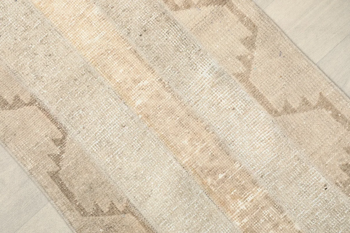 Overhead view from an angle, showcasing the rug's texture and color blending.