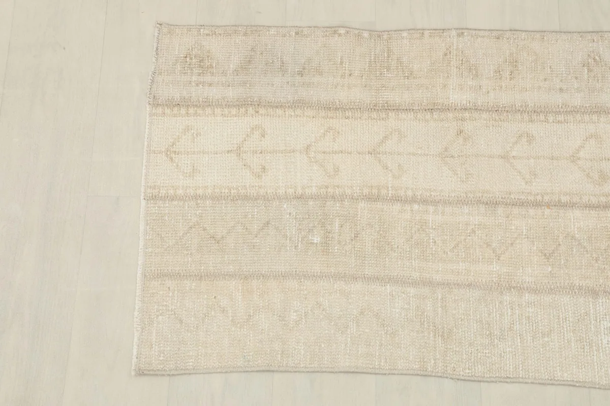 Overhead shot of the other half of the rug, displaying the consistent pattern work.